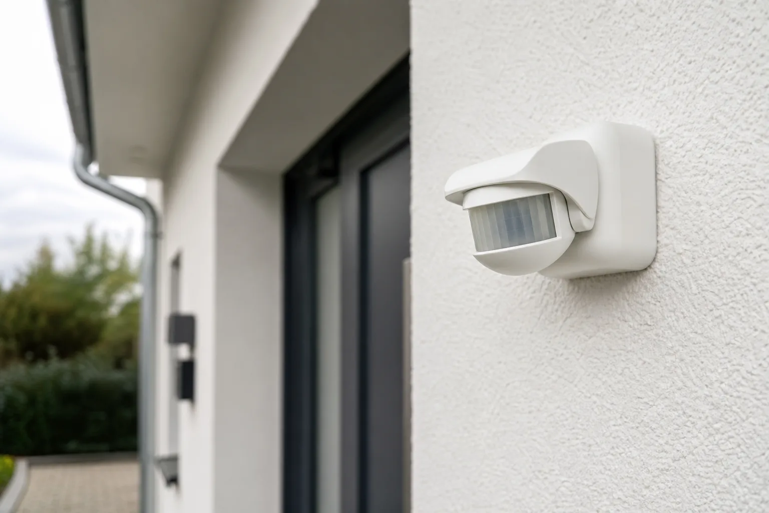 Aussen-Bewegungsmelder an der Hausfassade sicher installieren
