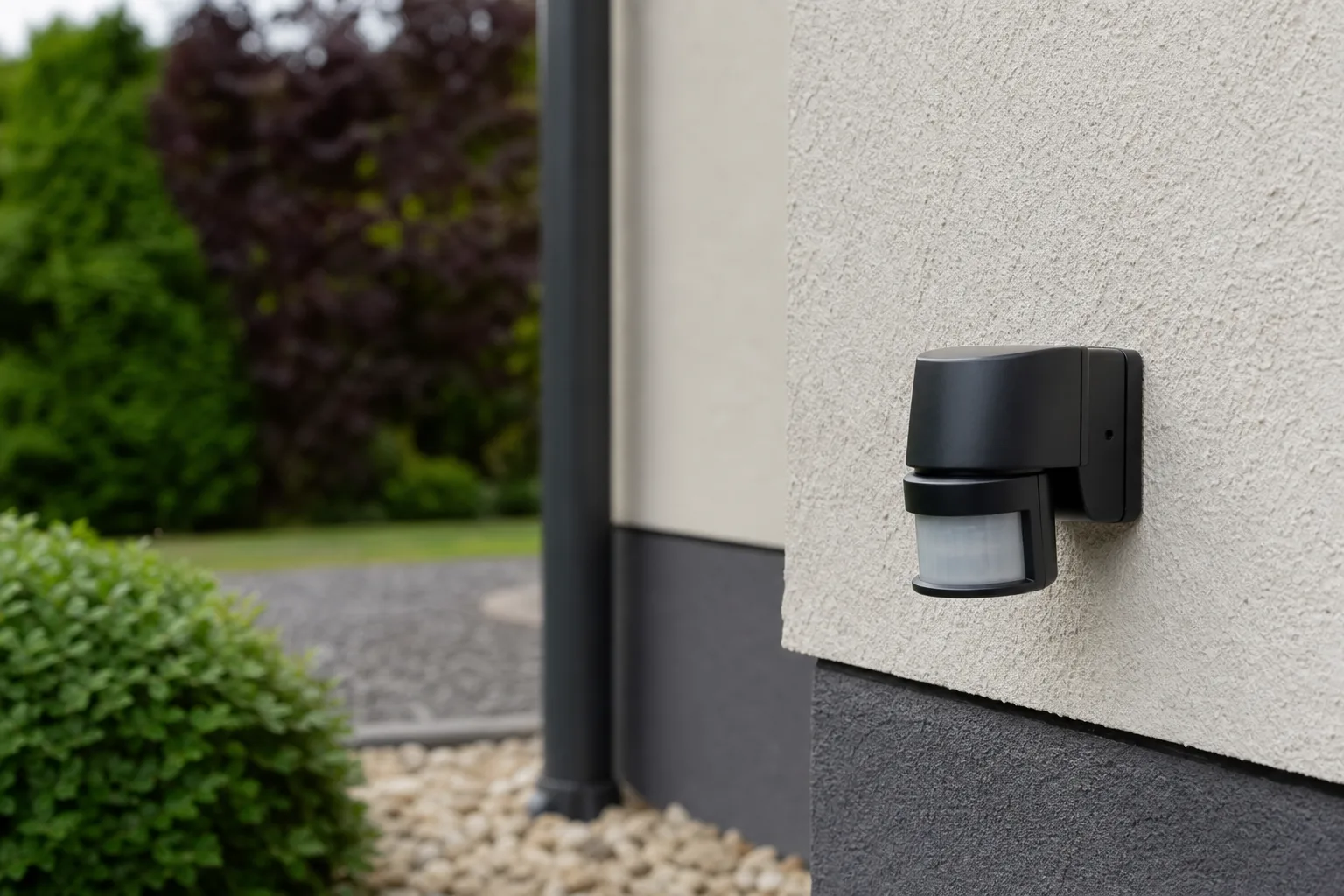 Bewegungsmelder im Garten anbringen: optimale Positionen und Montage