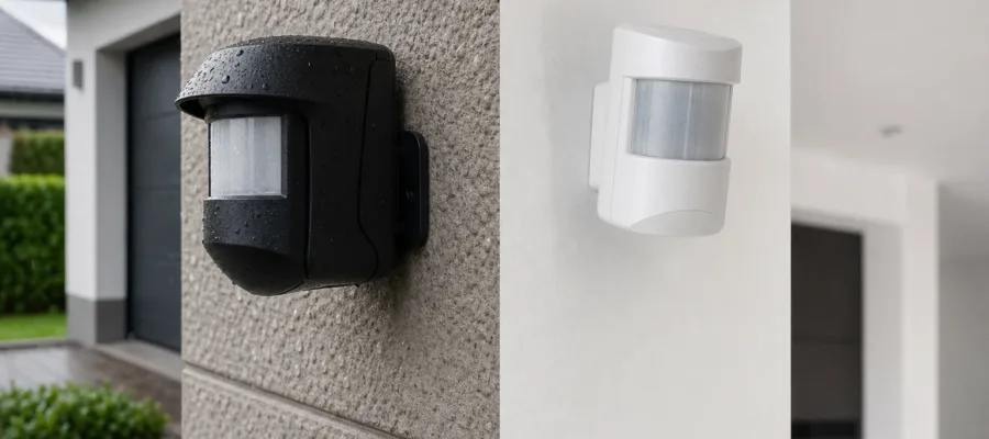 Outdoor vs Indoor Bewegungsmelder kaufen: IP-Schutz, Montageorte und Einsatzbereiche